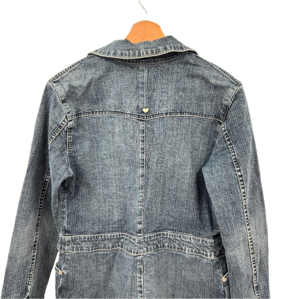 Y2K 725 Denim Long Sleeves Mini Dress - Picture 5 of 5